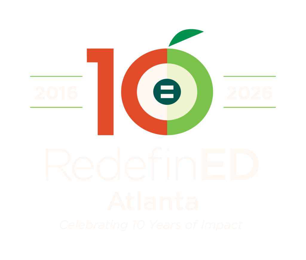 RedefinED Atlanta logo 10 years of impact